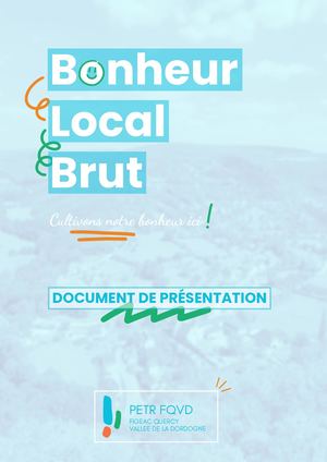 Présentation du projet Bonheur Local Brut (BLB)