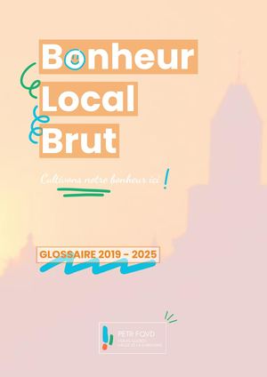 Glossaire du Bonheur Local Brut