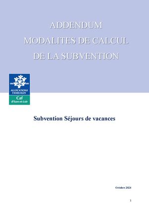 Addendum Subvention Séjours Vacances Oct2024