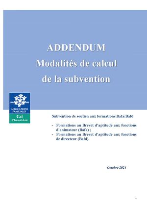 Addendum Subvention Bafa Bafd Oct2024