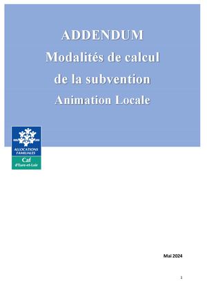 Addendum Animation Locale Mai2024