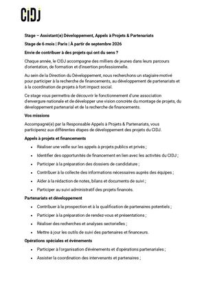 Stage AAP Et OPS - Sept26