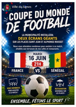 Mairie De Signes Ecrans Coupe Du Monde 2026