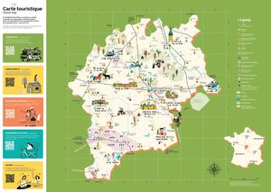 Sud Berry - Carte Touristique