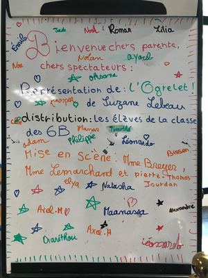 L'Ogrelet : les 6B sur scène, 06/2026