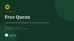 Get a Free Quran in the USA – Free Quran for Non-Muslims