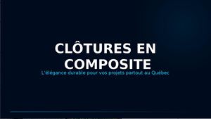 Fournisseur De Clôtures En Composite Partout Au Québec Matériaux Sml