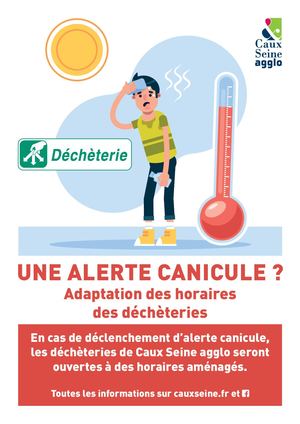 Alerte Canicule Decheterie 2023