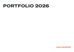 Marie Buisson | Product design portfolio