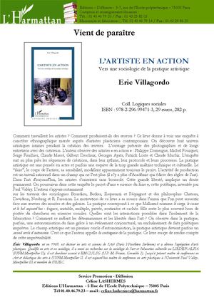 L'artiste en action, l'Harmattan
