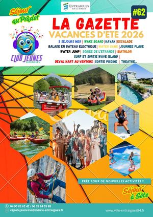 Gazette Vacances D'été 2026