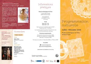 Programmation culturelle Juillet à Décembre 2026