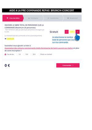 Mode Emploi Pre Commande En Ligne Brunch Concert 2026