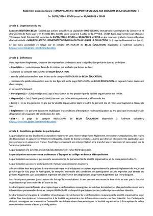 Règlement Concours Espagnol Collège Belin Vf