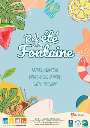2026 - Le programme estival du CSC la Fontaine