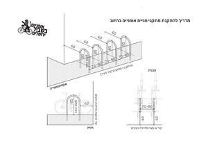 מדריך התקנת חניות אופניים ברחוב