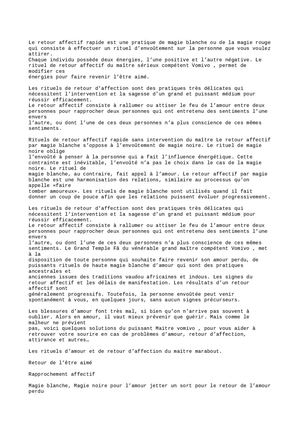 +229 57193023 Comment séparer deux personnes