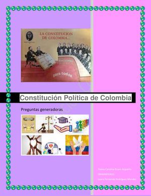 Constitución Política De Colombia Pregunt Docx Compressed