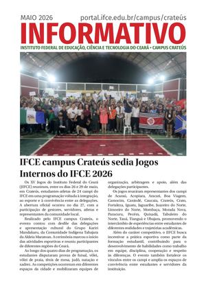 Informativo IFCE campus de Crateús - Maio 2026