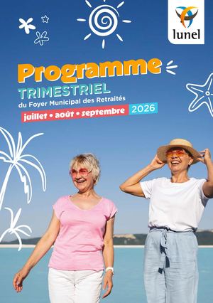 Programme trimestriel du foyer des retraités