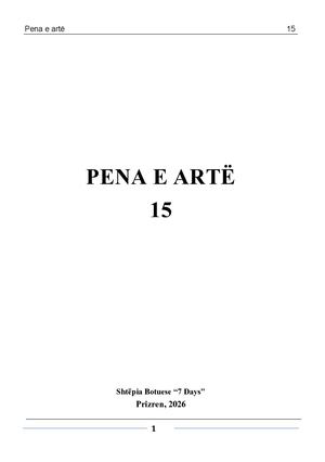 Pena 15 - Prenda Sejdia- Editore