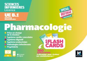 Flashcards DEI - UE B.1 Sciences biomédicales - Pharmacologie