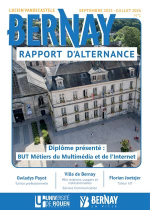 Rapport De d'aternance Lucien Vandecasteele