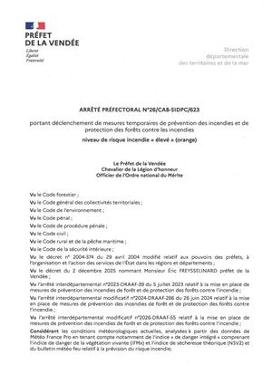 2026 06 17 Arrêté N°26 Cab Sidpc 623