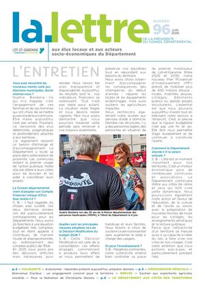 Lettre de la présidente n°96 Juin 2026