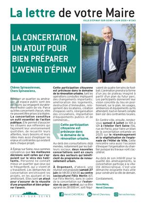 Lettre du Maire N°243 - Juin 2026