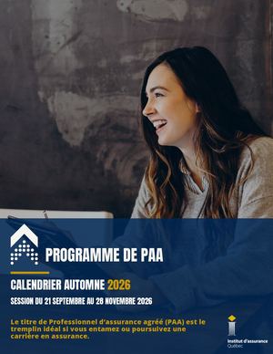 PAA | Session Automne 2026
