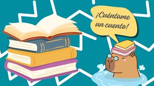 Presentación Para Estudiantes Cuéntame Un Cuento Interactivo Ilustrado Vintage Divertido Verde Y Beige