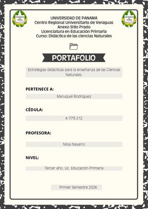 Portafolio, Estrategia Didactica