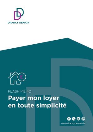 Flash Mémo Payer Mon Loyer