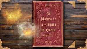 Presentación De Historia De Los Libros Vintage Medieval Madera Beige Rojo Y Dorado