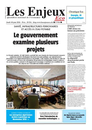 LES ENJEUX ECO N°924