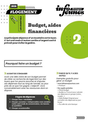 #LOGEMENT : Budget et aides financières