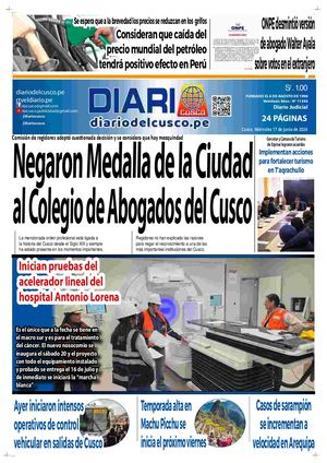 2026 06 17 Diario Del Cusco