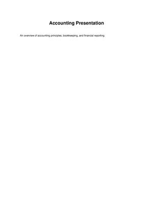 Accounting Fundamentals: A Complete Guide to Bookkeeping and Financial Management