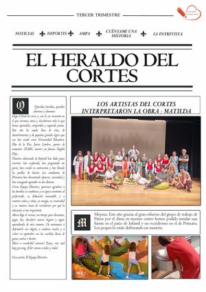 Periódico Cortes 3er Trimestre