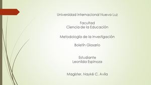 Boletin Glorario