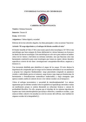 Sesgos Algoritimicos de la IA