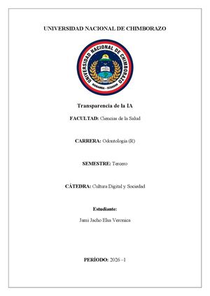 Transparencia De La Ia
