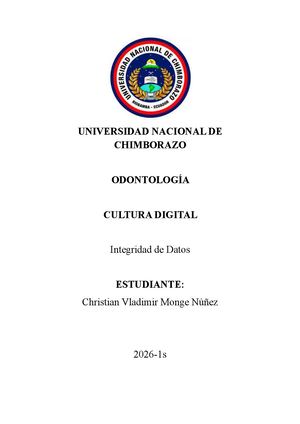 Integridad De Datos