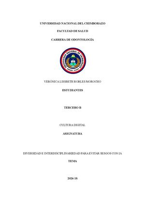 DIVERSIDAD E INTERDISCIPLINARIEDAD PARA EVITAR SESGOS CON IA