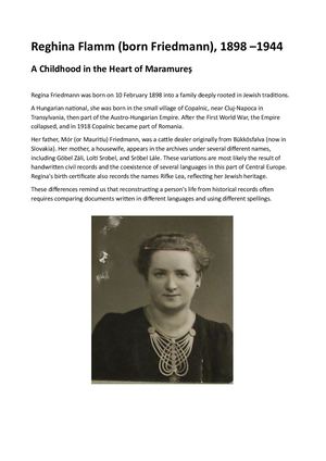 Regina Flamm Final English French