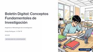 Boletin Digital Conceptos Fundamentales De Investigacion