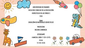 Colourful Illustrated Cute Kids Day Care Presentation