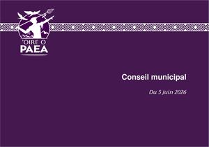 Compte rendu du Conseil municipal du 5 juin 2026 (Complet)