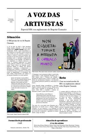 A voz das artivistas (8M26)